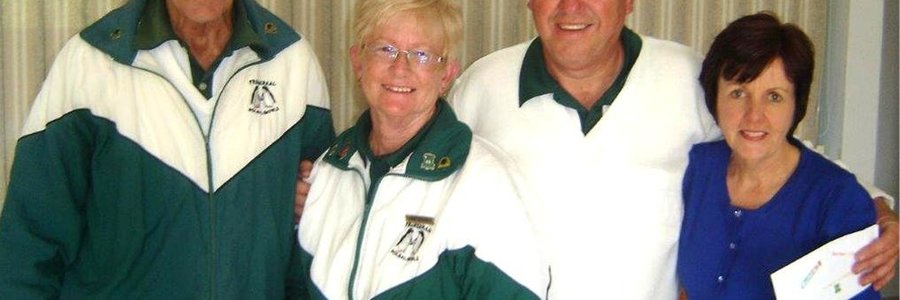 Fltr: Philip Malherbe, Dina Jooste, Chris Malec and Kay Puttick (match secretary)